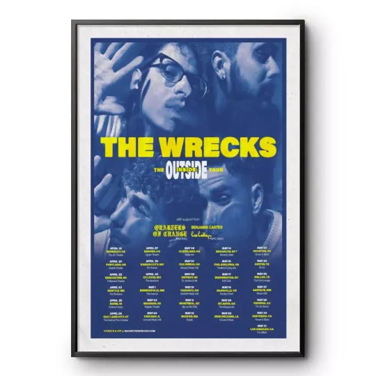 Discover The Wrecks Outside The Inside Tour 2025 Poster