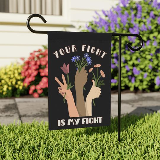 Discover Anti Trump Garden Flag Ally Banner Abolish Ice Womens Rights