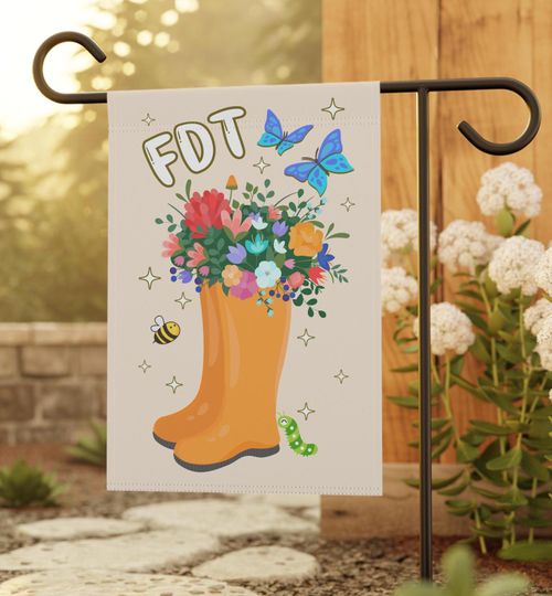 Discover Subtle Anti Trump Garden Flag FDT  Feminist Gift
