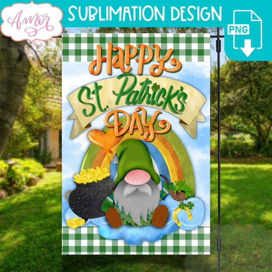 Discover Happy St Patricks day Garden Flag