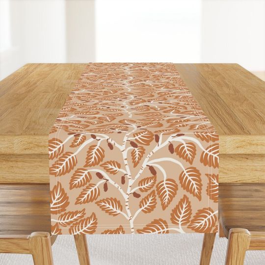 Discover Birch Forest Table Runner, Home decor