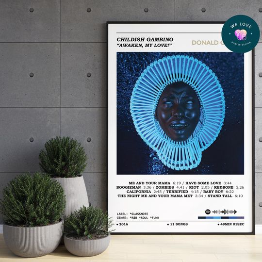 Discover Childish Gambino - "Awaken, My Love!" Album Poster / Childish Gambino Poster