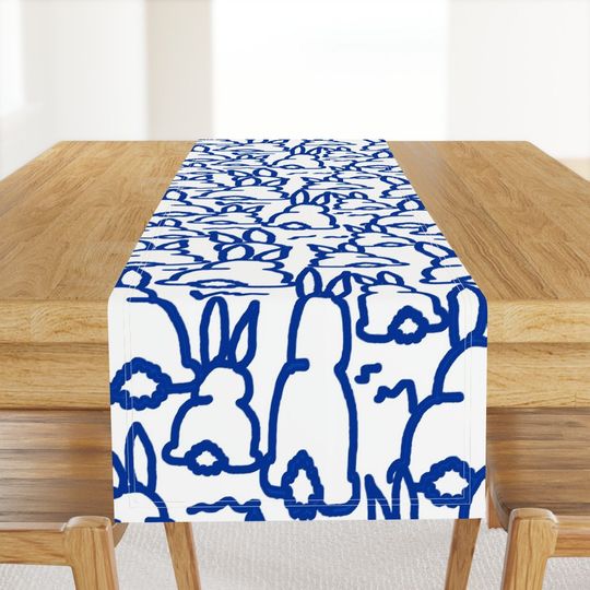 Discover Rabbit Table Runner, Home Decor Gifts