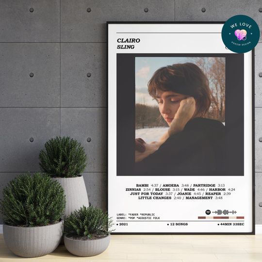 Discover Clairo - Sling Album Poster / Clairo Poster / Album Cover Poster