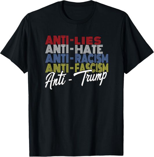 Discover Anti Trump Hate Lies and Fascism Resist Vote Nov 5 2024 T-Shirt