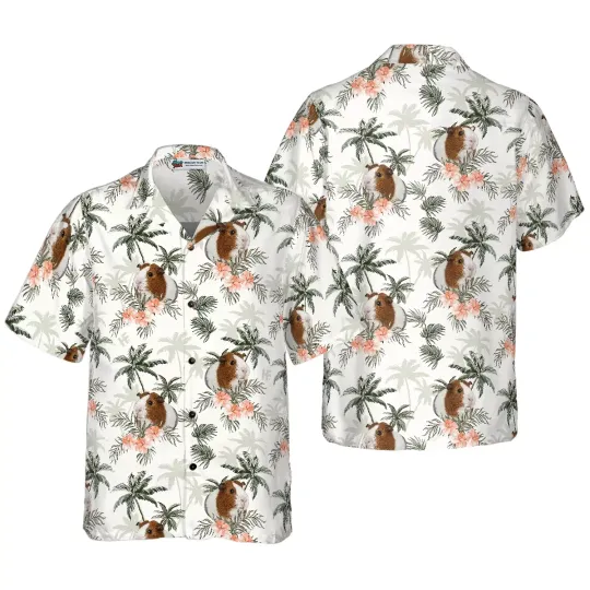 Discover Tropical Guinea Pig Hawaiian Shirt, Button Down