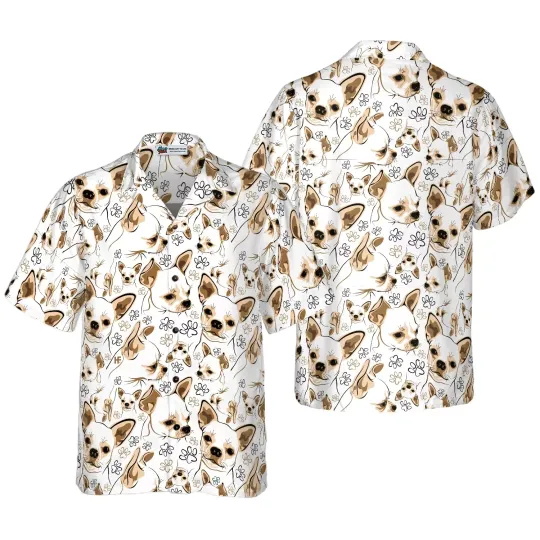 Discover Cute Chihuahua Hawaiian Shirt