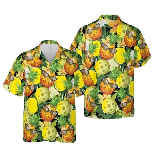 Discover Tropical Pickleball Hawaiian Shirt