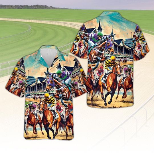 Discover Kentucky Derby Hawaiian Shirt