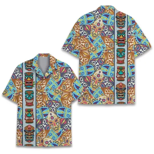 Discover Tiki Hawaiian Shirt, Button Down