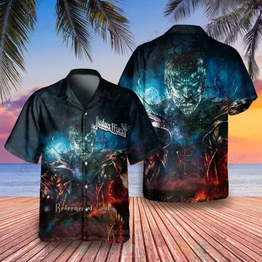Discover Judas Priest Redeemer Of Souls 2 Album Hawaiian Shirt