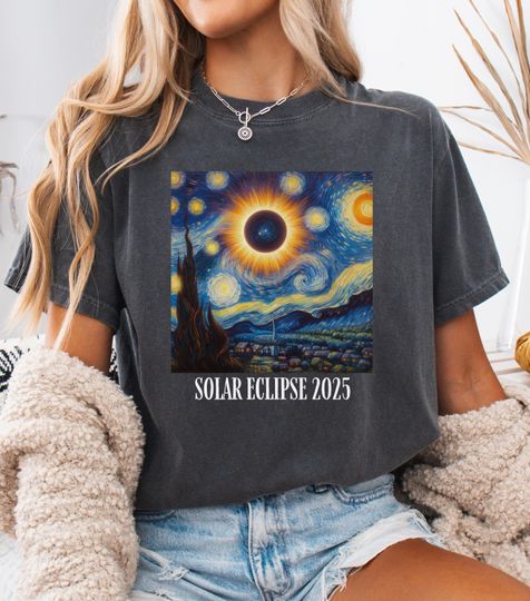 Discover Eclipse Shirt 2025, Watercolor Eclipse Shirt, Artsy Eclipse Shirt