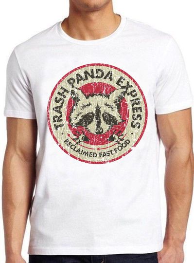 Discover Trash Panda Express Reclaimed Fast Food T Shirt