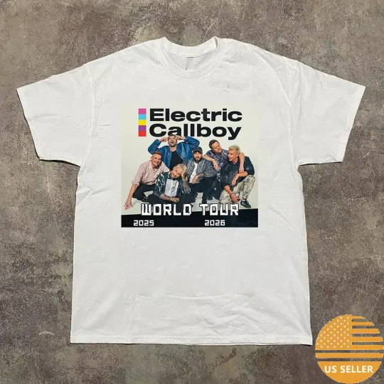 Discover Electric Callboy Massive World Tour 2025 T Shirt