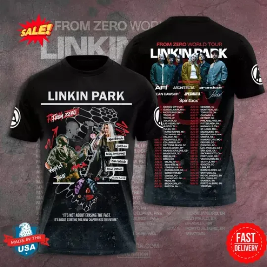 Discover Linkin Park World Tour 3D Shirt