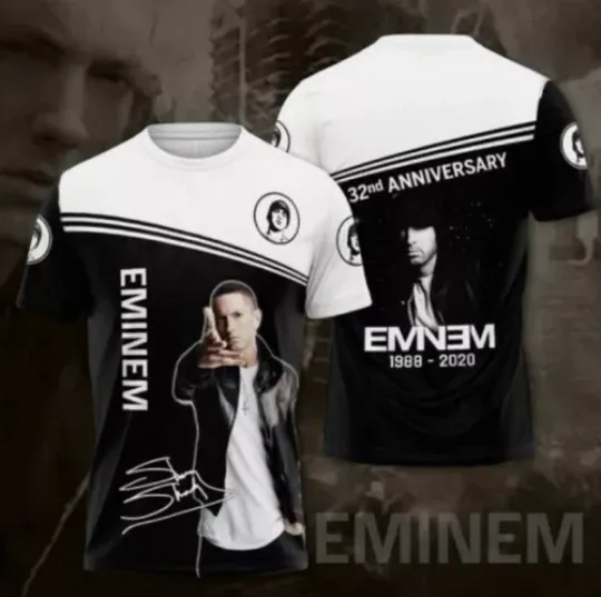Discover New 3D T-shirt For Fan Eminem-3D Shirt