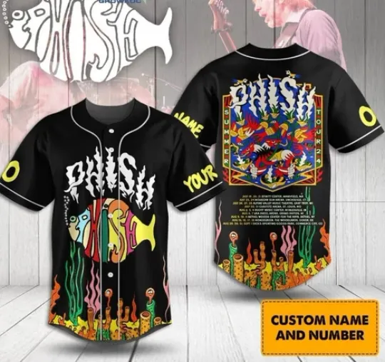 Discover Phish Summer Tour 2024 Baseball Jerse