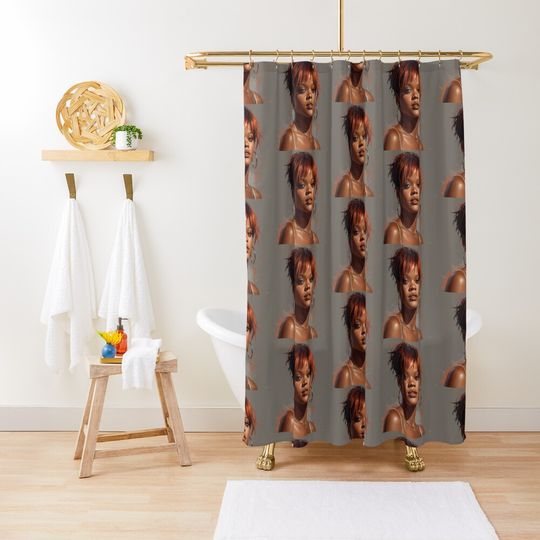 Discover Rihanna Shower Curtain