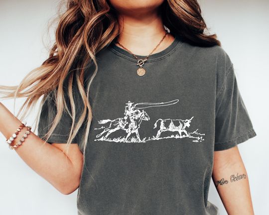 Discover Cowboy Roping Western T-Shirt, Cowboy Roping Shirt