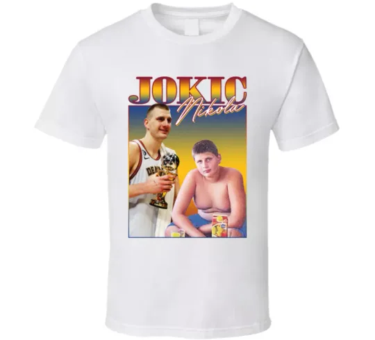 Discover Kid Nikola Jokic 90s Style T Shirt