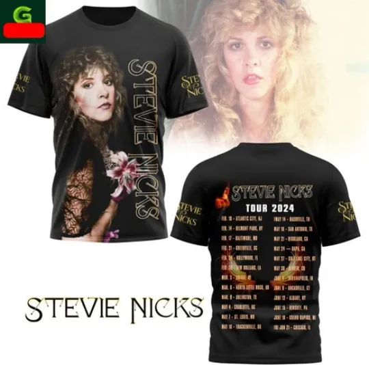 Discover Stevie Nicks tour 2024 3d shirt