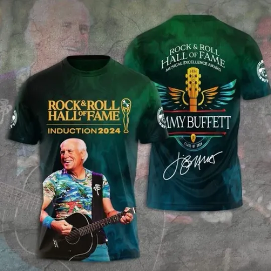 Discover 3D Jimmy Buffett T-Shirt Cute Gift for Fans