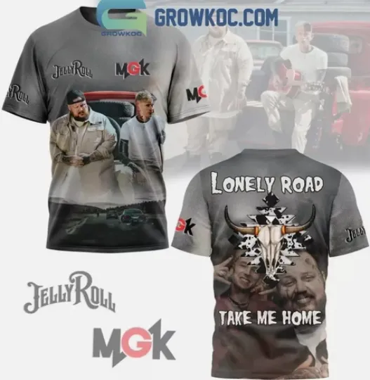 Discover Jelly Roll MGK Lonely Road Take Me Home 3D T-Shirt