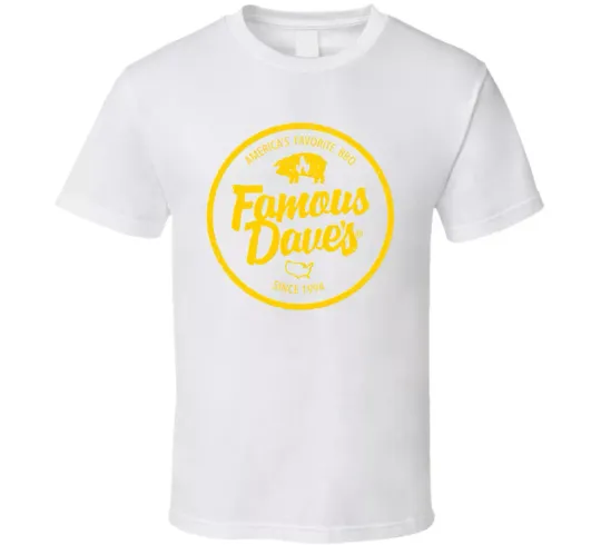 Discover Famous Dave's American Favourite Food T Shirt