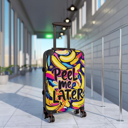 Discover Peel Me Later Suitcase - Banana Suitcase