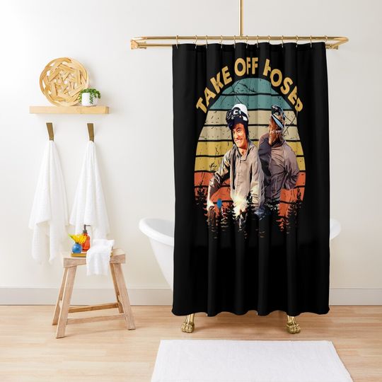 Discover Take Off Hoser Vintage Gift Men Women Shower Curtain
