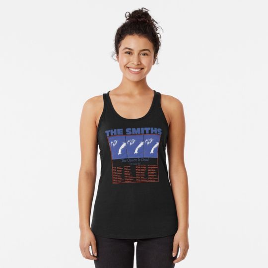 Discover The Smiths US Tour 86,The Queen is Dead Racerback Tank Top