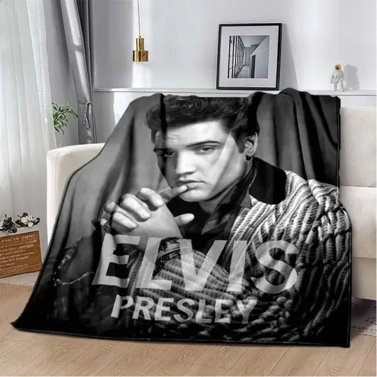 Discover Star Elvis Pattern Blanket