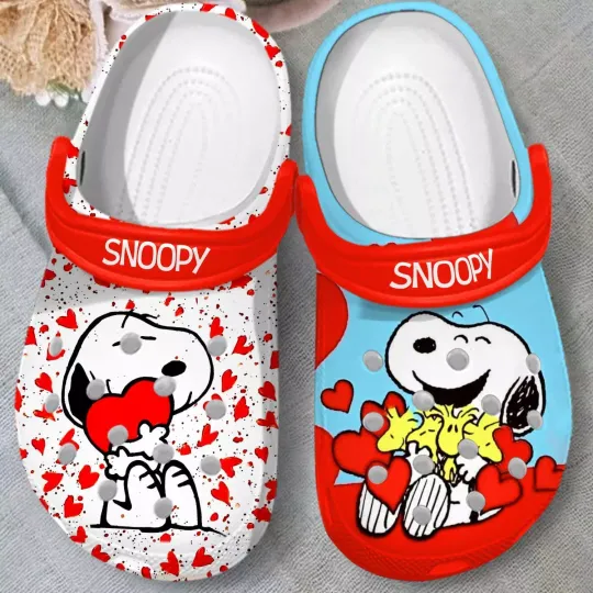 Discover Snoopy And Tiny Hearts Classic Clogs, Perfect Footwear For  Adults
