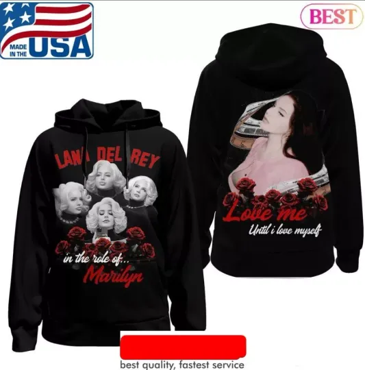 Discover Lana Del Rey In The Role Of Marilyn Design Hoodie