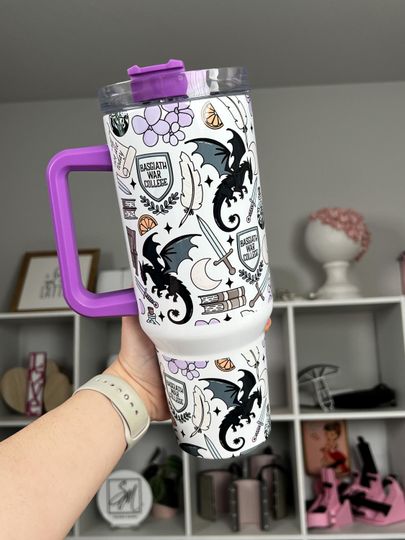 Discover Bookish 40oz tumbler, Book Lover quencher