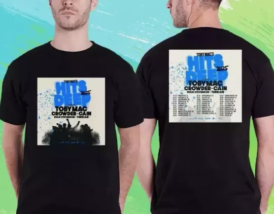 Discover TOBY MAC'S HITS DEEP TOUR 2025. TOBY MAC'S T-SHIRT