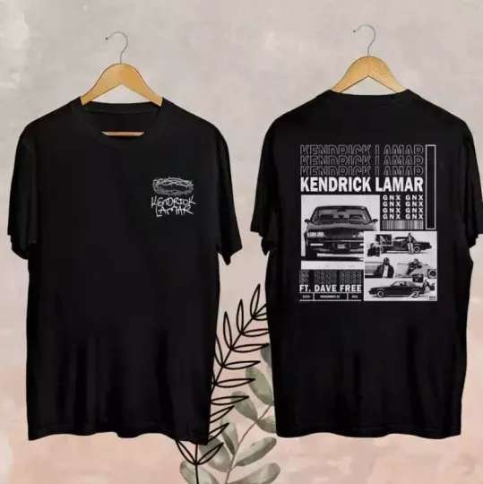 Discover Kendrick Lamar GNX 2025 Unisex Black T-Shirt, Kendrick Lamar T-Shirt