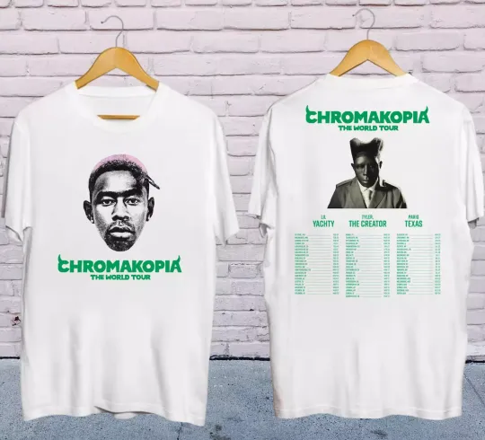 Discover Tyler The Creator Chromakopia Shirt, 2025 Tour Tyler The Creator Chromakopia