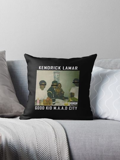 Discover Kendrick Lamar Good Kid M.A.A.D City Album Pillow