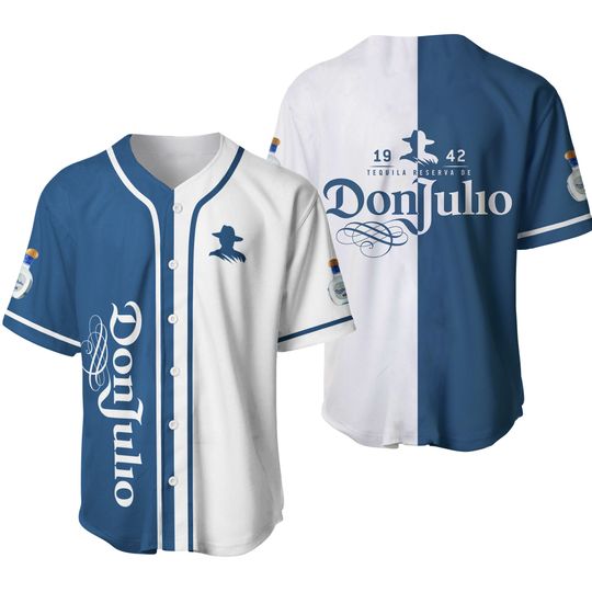 Discover White Don Julio Baseball Jersey