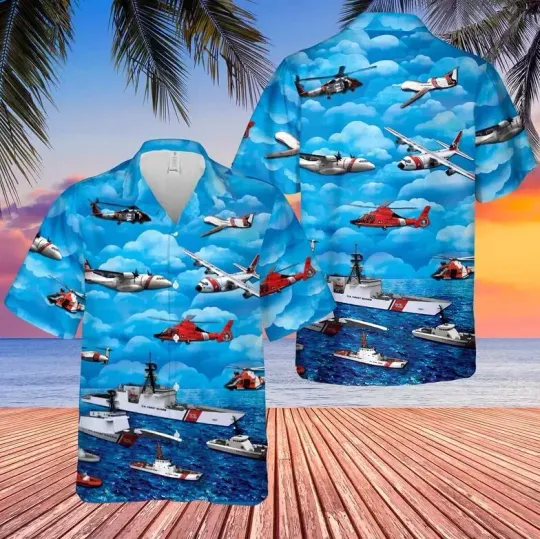 Discover US Coast Guard Hawaiian Shirt