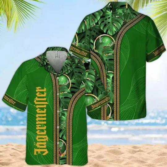 Discover Tropical Inside Jagermeister Hawaiian Shirt Summer Beach