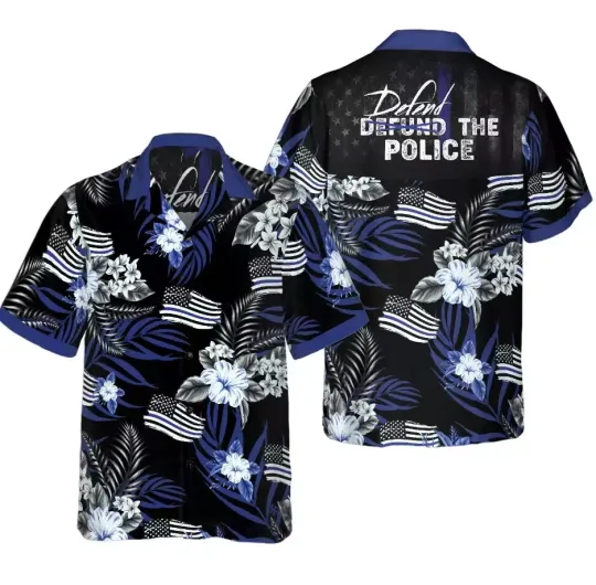 Discover Defend The Police Hawaiian Shirt