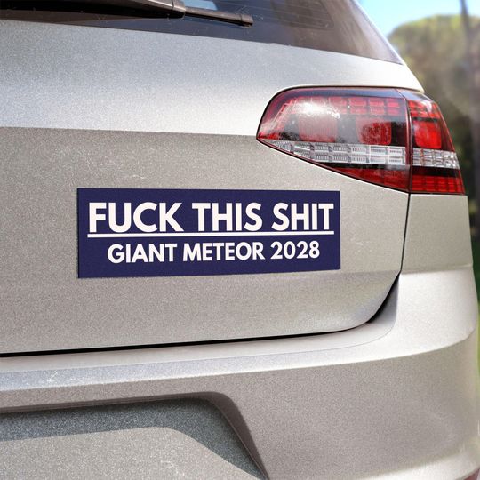 Discover I'm Over It Anti-Trump Car Magnet