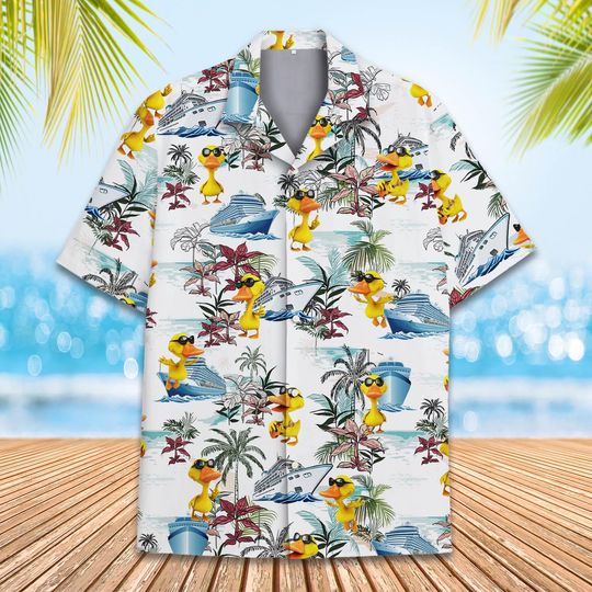 Discover Cruise Duck Hawaiian Shirt