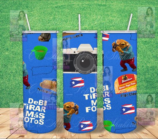 Discover Debi tirar ms fotos Tumbler with Lid and Straw 20 oz, Gifts for Fan