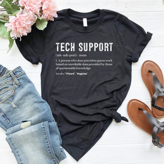 Discover Technical Support Husband Shirt For Men, Computer Nerd Dad Gifts, Dad Admin Funny Tee