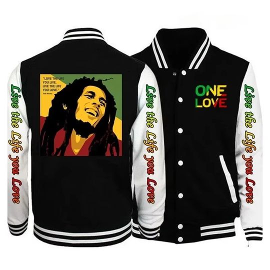 Discover Bob Marley Baseball Jackets