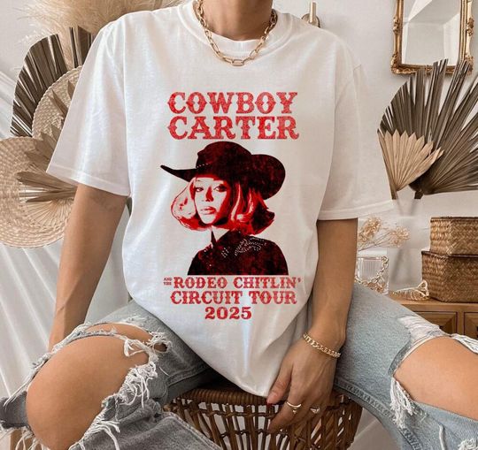 Discover Cowboy Carter T-Shirt, Beyonc Rodeo Chitlin Circuit Tour 2025 Shirt