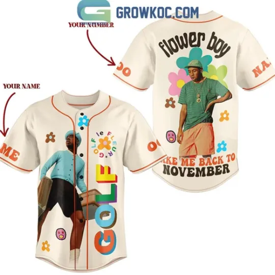 Discover Tyler The Creator Flower Boy Personalized Baseball Jersey